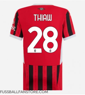 AC Milan Malick Thiaw #28 Replik Heimtrikot Damen 2024-25 Kurzarm